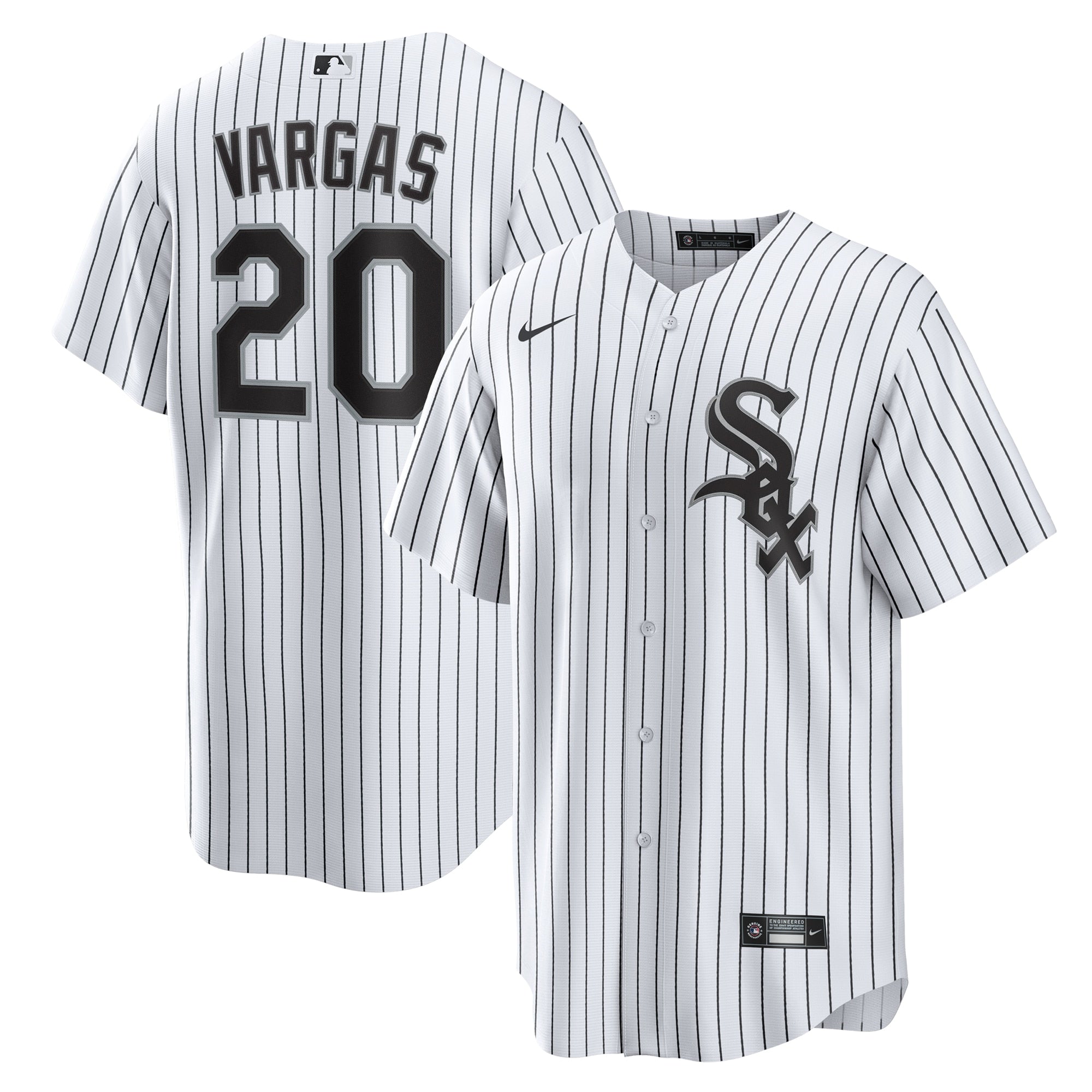 Miguel Vargas Chicago White Sox Home Replica Jersey - White | Stitched Baseball Jersey TJS1585