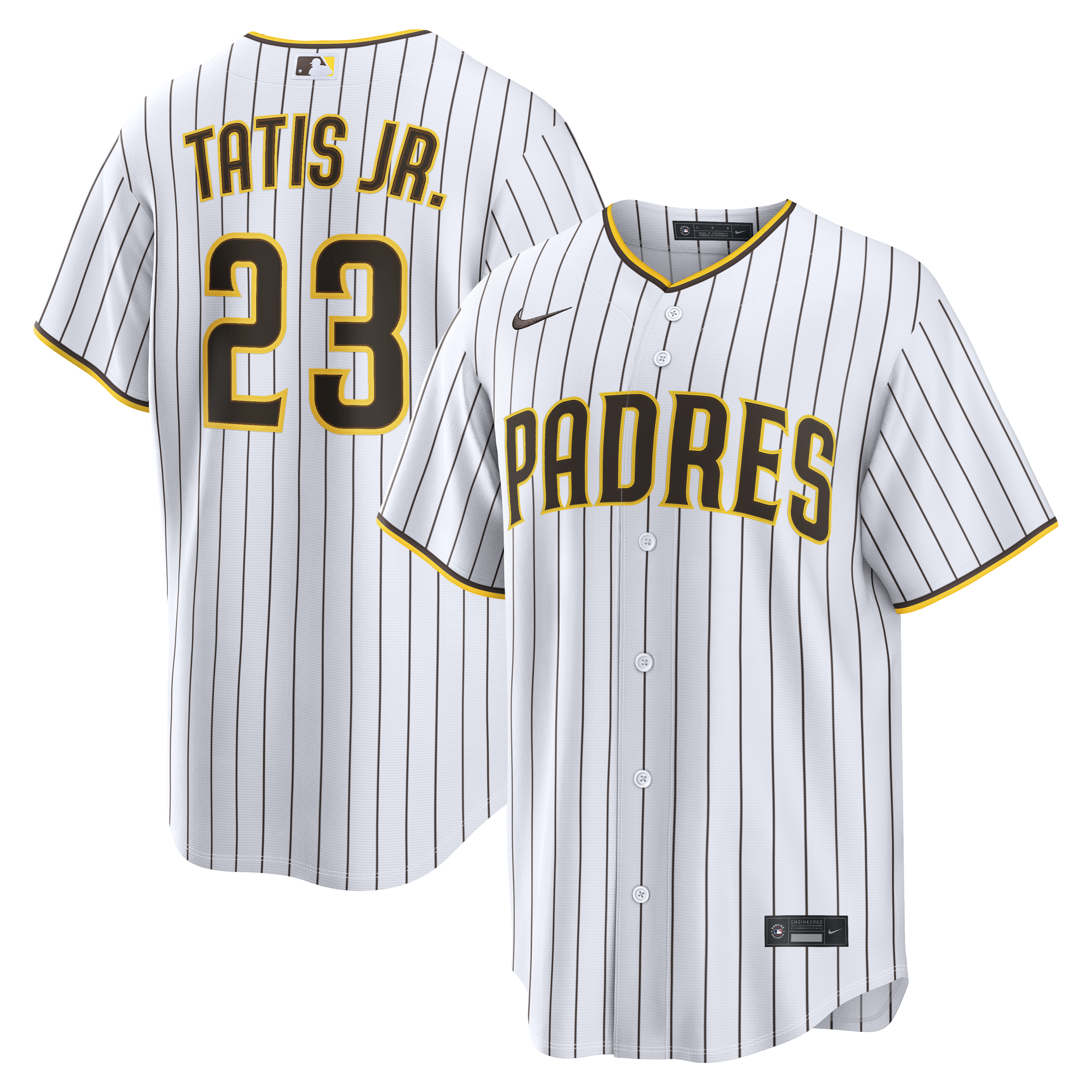 Fernando Tatis Jr. San Diego Padres Home Replica Player Jersey - White | Stitched Baseball Jersey TJS1344