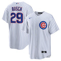 Michael Busch Chicago Cubs Home Replica Jersey - White | Stitched Baseball Jersey TJS1584