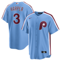 Bryce Harper Philadelphia Phillies Alternate Replica Jersey - Light Blue | Stitched Baseball Jersey TJS1527