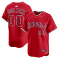 Los Angeles Angels Alternate Limited Custom Jersey - Red | Stitched Baseball Jersey TJS1560