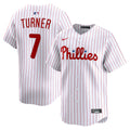 Trea Turner Philadelphia Phillies Home Limited Player Jersey - White | Stitched Baseball Jersey TJS1371