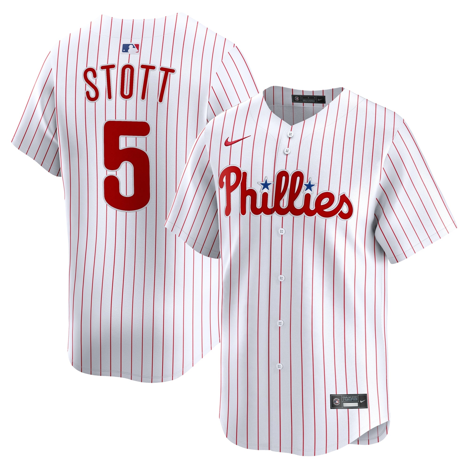 Bryson Stott Philadelphia Phillies Home Limited Player Jersey - White | Stitched Baseball Jersey TJS1461