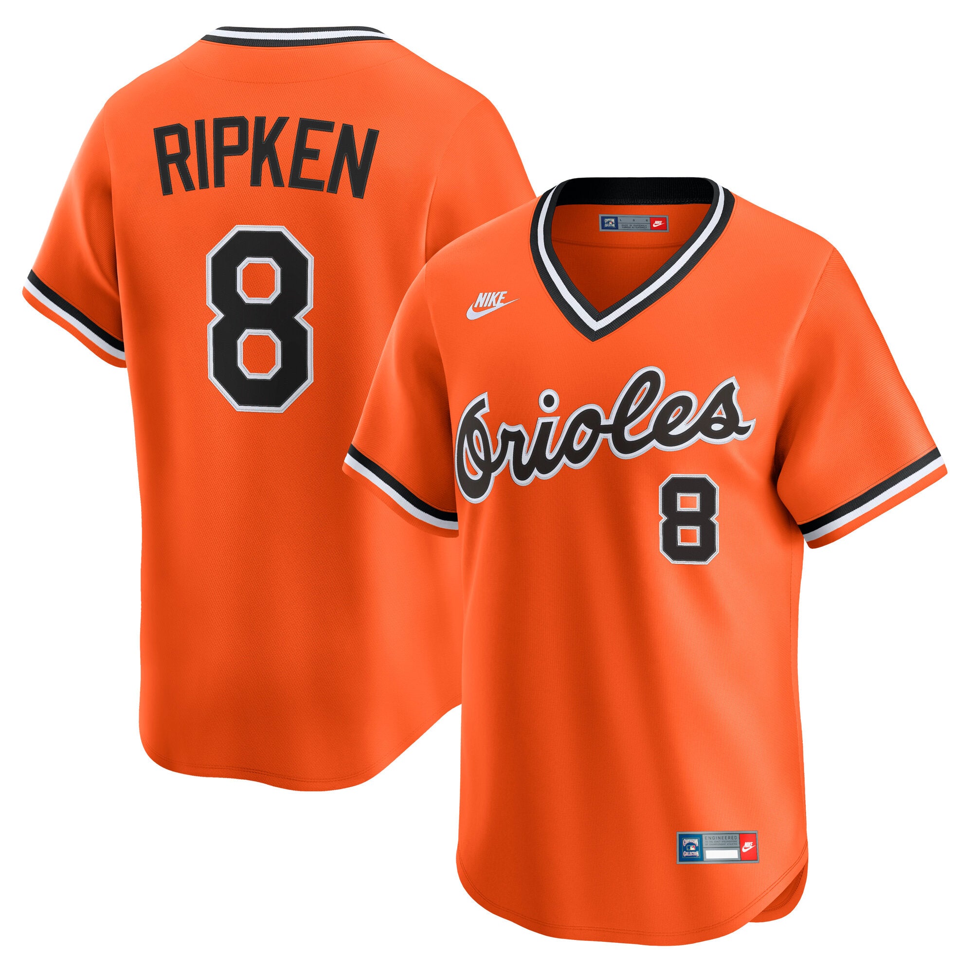 Cal Ripken Sr. Baltimore Orioles Throwback Cooperstown Collection Limited Jersey - Orange | Stitched Baseball Jersey TJS1507