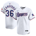 Wyatt Langford Texas Rangers Home Limited Player Jersey - White | Stitched Baseball Jersey TJS1568