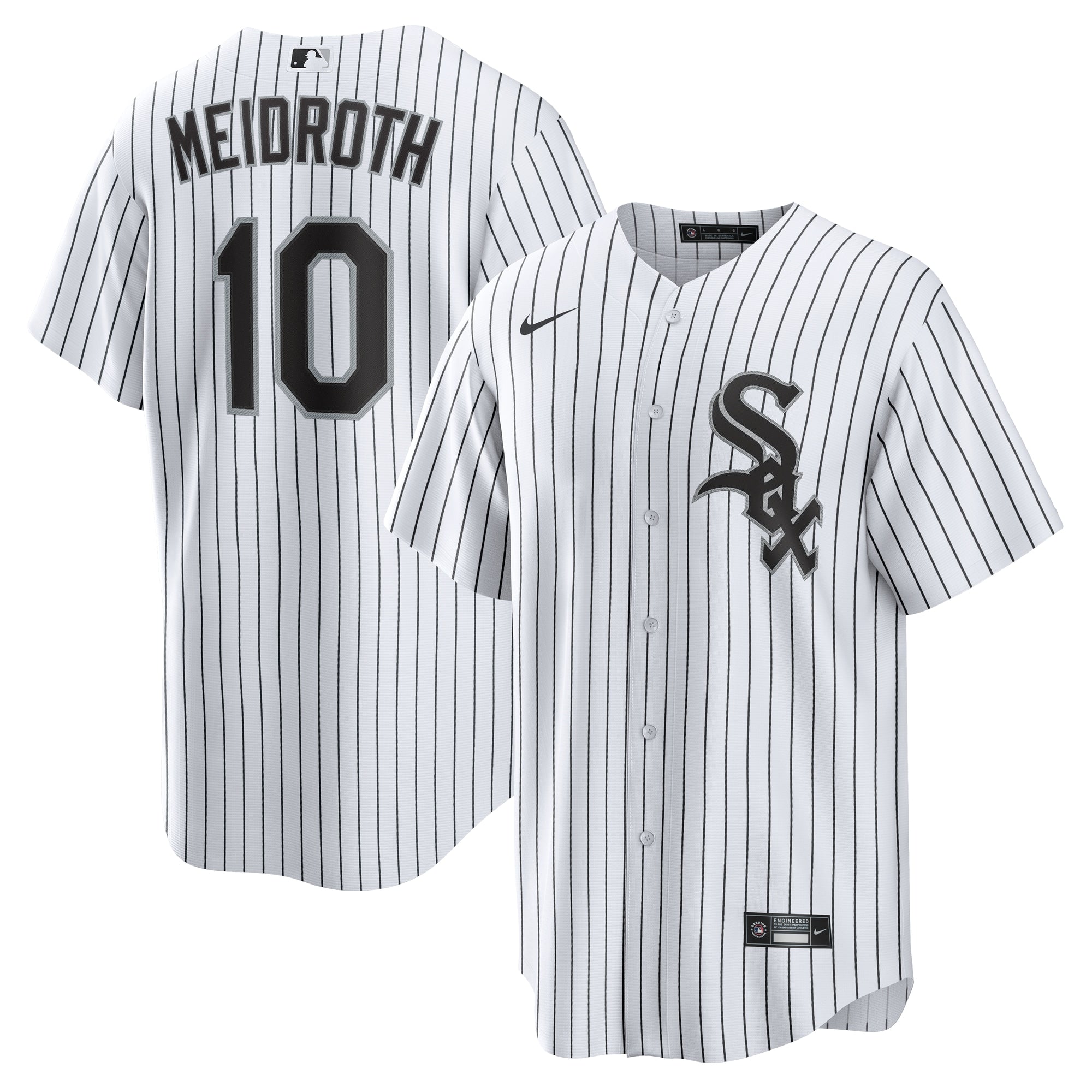 Chase Meidroth Chicago White Sox Home Replica Jersey - White | Stitched Baseball Jersey TJS1485
