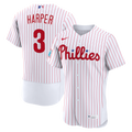 Bryce Harper Philadelphia Phillies Home Sponsor Patch Jersey - White | Stitched Baseball Jersey TJS1539