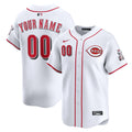 Cincinnati Reds Home Limited Custom Jersey - White | Stitched Baseball Jersey TJS1301