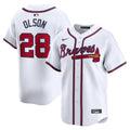 Matt Olson Atlanta Braves Home Limited Player Jersey - White | Stitched Baseball Jersey TJS1467