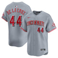 Elly De La Cruz Cincinnati Reds Road Limited Player Jersey - Gray | Stitched Baseball Jersey TJS1462