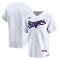 Texas Rangers Cooperstown Collection Limited Jersey - White | Stitched Baseball Jersey TJS1331
