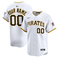 Pittsburgh Pirates Home Limited Custom Jersey - White | Stitched Baseball Jersey TJS1419