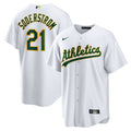 Tyler Soderstrom Athletics Home Replica Jersey - White | Stitched Baseball Jersey TJS1415