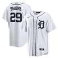 Tarik Skubal Detroit Tigers Home Replica Jersey - White | Stitched Baseball Jersey TJS1421