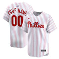 Philadelphia Phillies Home Limited Custom Jersey - White | Stitched Baseball Jersey TJS1416