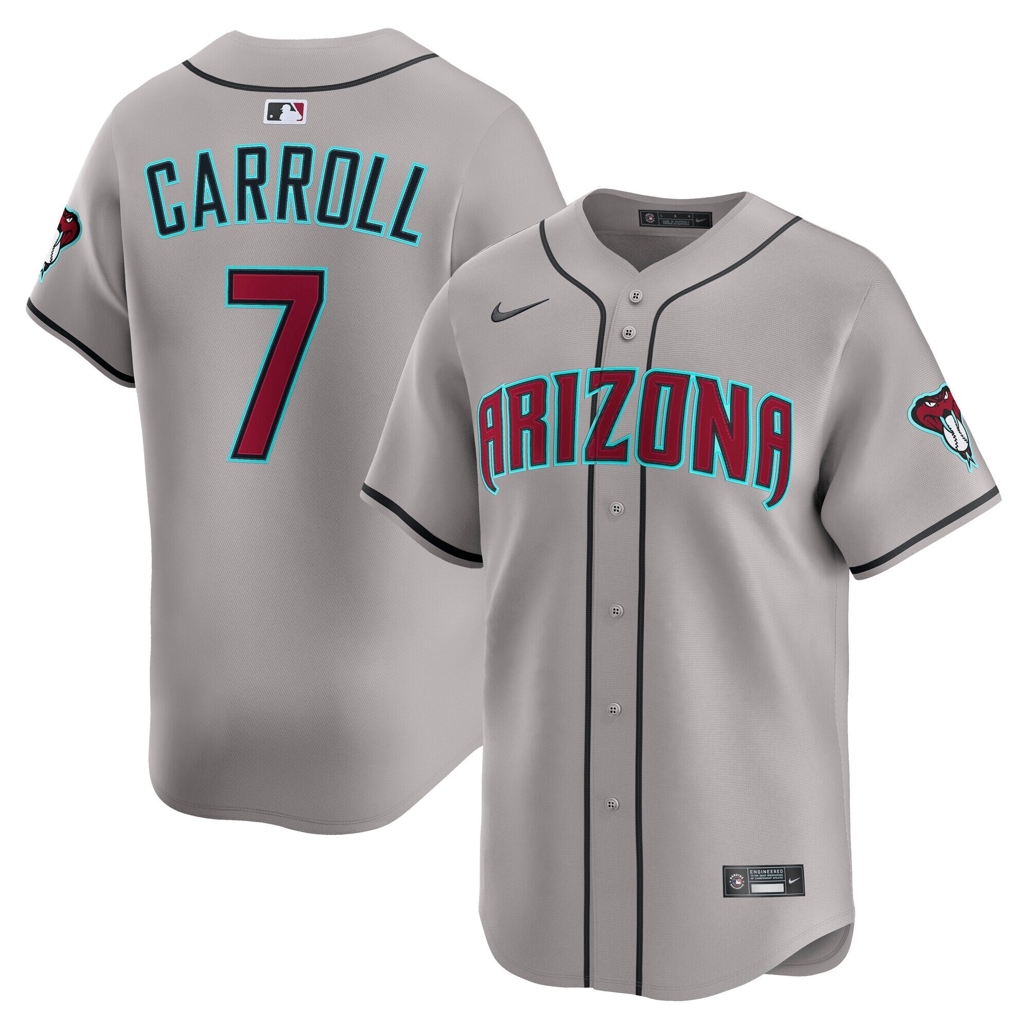 Corbin Carroll Arizona Diamondbacks Road Limited Player Jersey - Gray | Stitched Baseball Jersey TJS1428
