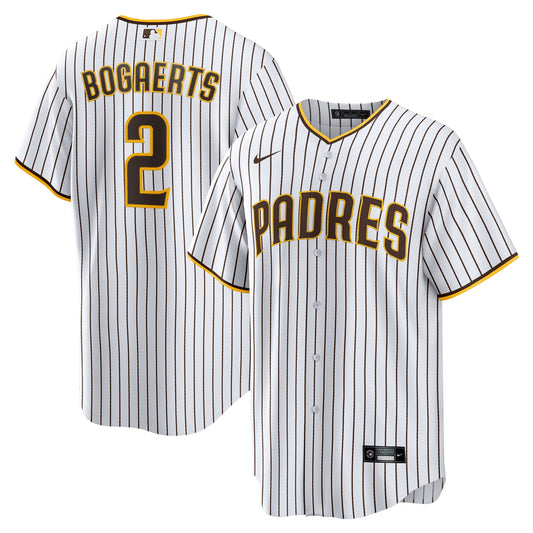 Xander Bogaerts San Diego Padres Home Official Replica Player Jersey - White/Brown | Stitched Baseball Jersey TJS1464