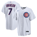 Dansby Swanson Chicago Cubs Home Replica Jersey - White | Stitched Baseball Jersey TJS1399