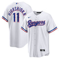 Kyle Higashioka Texas Rangers Home Replica Jersey - White | Stitched Baseball Jersey TJS1556