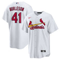 Alec Burleson St. Louis Cardinals Home Replica Jersey - White | Stitched Baseball Jersey TJS1363