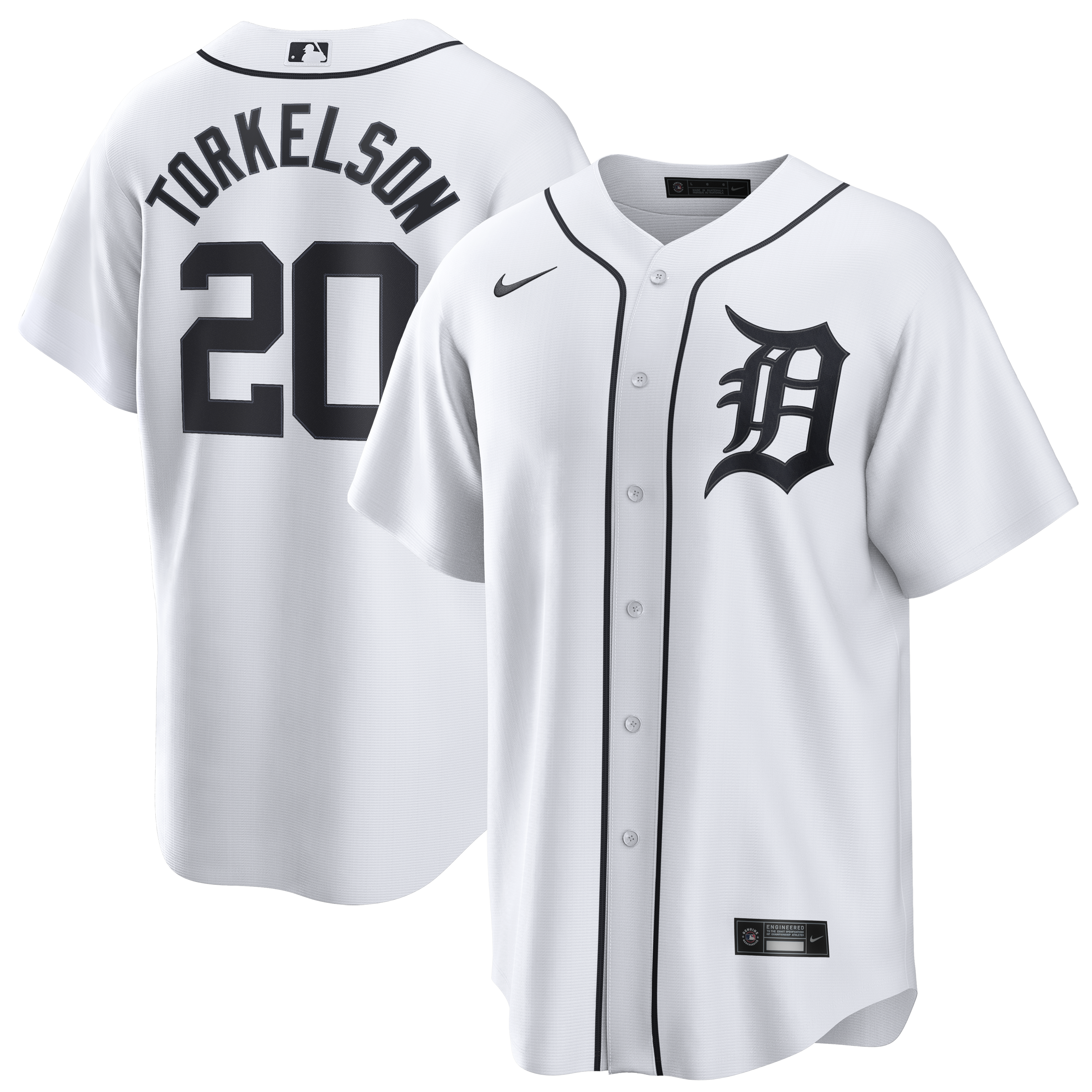Spencer Torkelson Detroit Tigers Home Replica Jersey - White | Stitched Baseball Jersey TJS1511