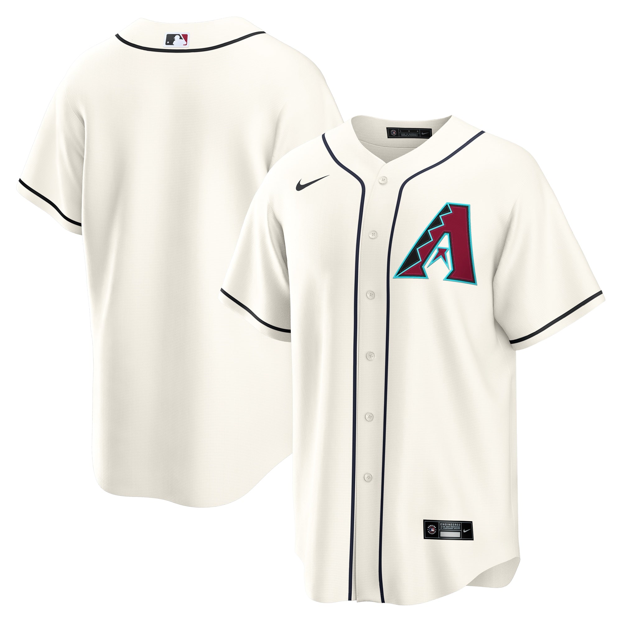 Arizona Diamondbacks Home Replica Jersey - Cream | Stitched Baseball Jersey TJS1357