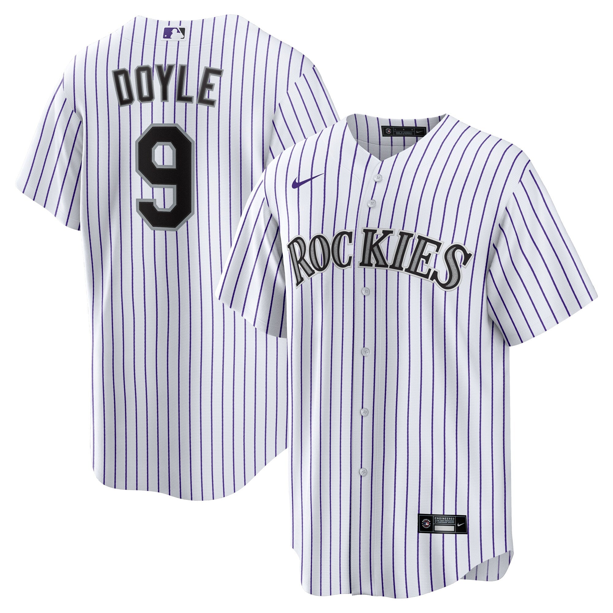 Brenton Doyle Colorado Rockies Home Replica Jersey - White | Stitched Baseball Jersey TJS1514