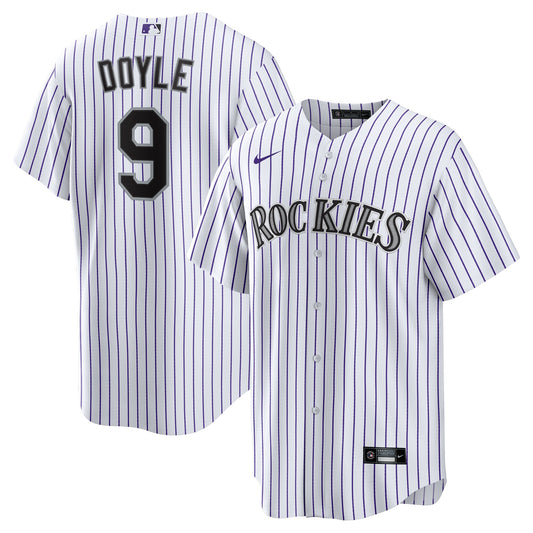 Brenton Doyle Colorado Rockies Home Replica Jersey - White | Stitched Baseball Jersey TJS1514