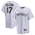 Todd Helton Colorado Rockies Home Retired Player Replica Jersey - White | Stitched Baseball Jersey TJS1567