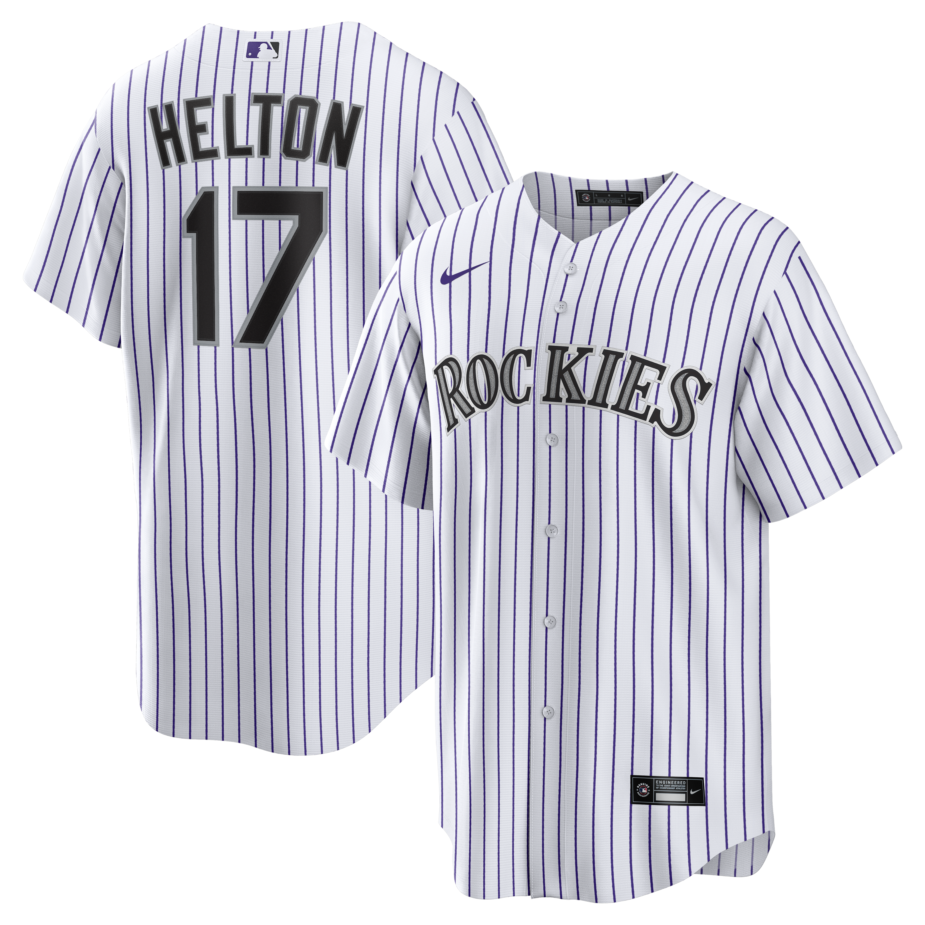 Todd Helton Colorado Rockies Home Retired Player Replica Jersey - White | Stitched Baseball Jersey TJS1567