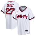 Mike Trout Los Angeles Angels Alternate Replica Jersey - White | Stitched Baseball Jersey TJS1582