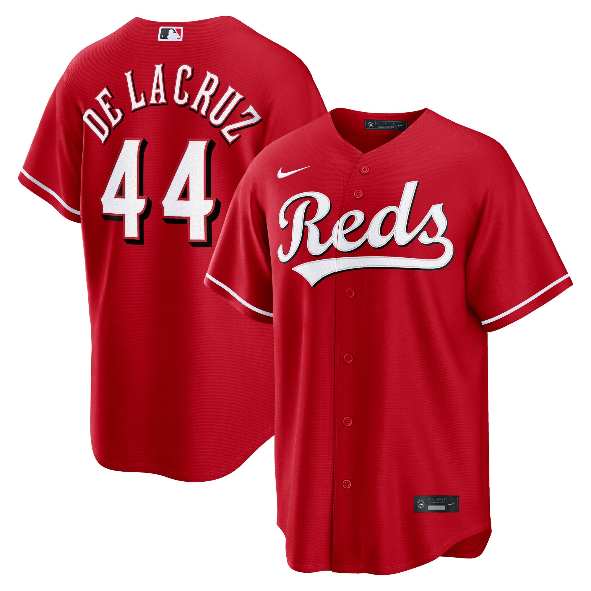 Elly De La Cruz Cincinnati Reds Alternate Replica Jersey - Red | Stitched Baseball Jersey TJS1394