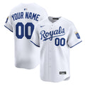 Kansas City Royals Home Limited Custom Jersey - White | Stitched Baseball Jersey TJS1336