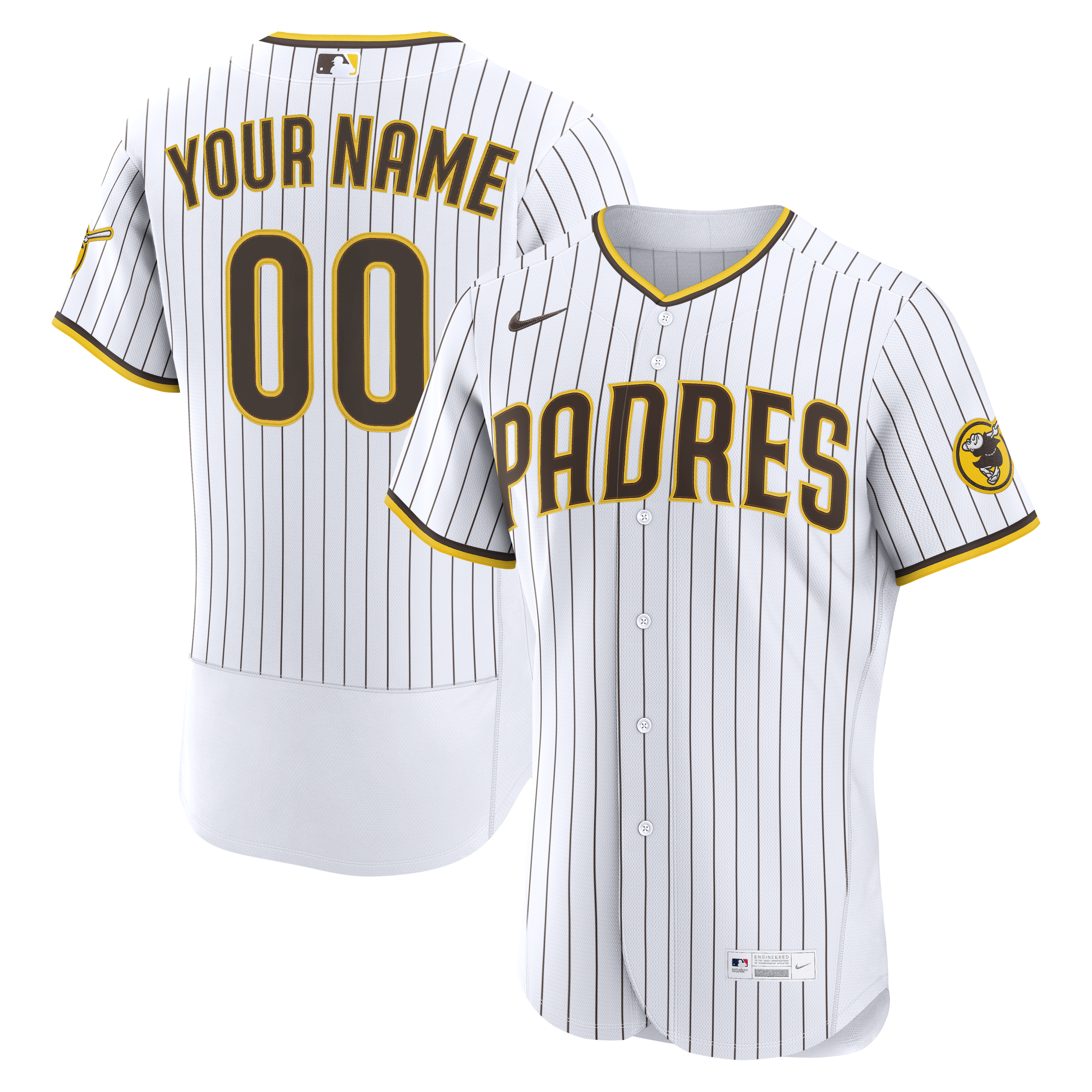 San Diego Padres Home Custom Jersey - White | Stitched Baseball Jersey TJS1342