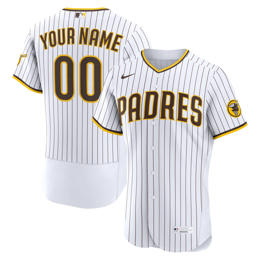 San Diego Padres Home Custom Jersey - White | Stitched Baseball Jersey TJS1342