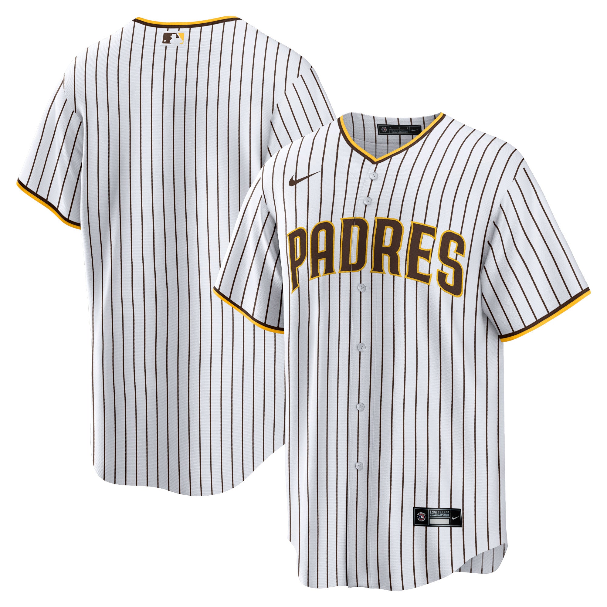 San Diego Padres Home Replica Team Jersey - White | Stitched Baseball Jersey TJS1424