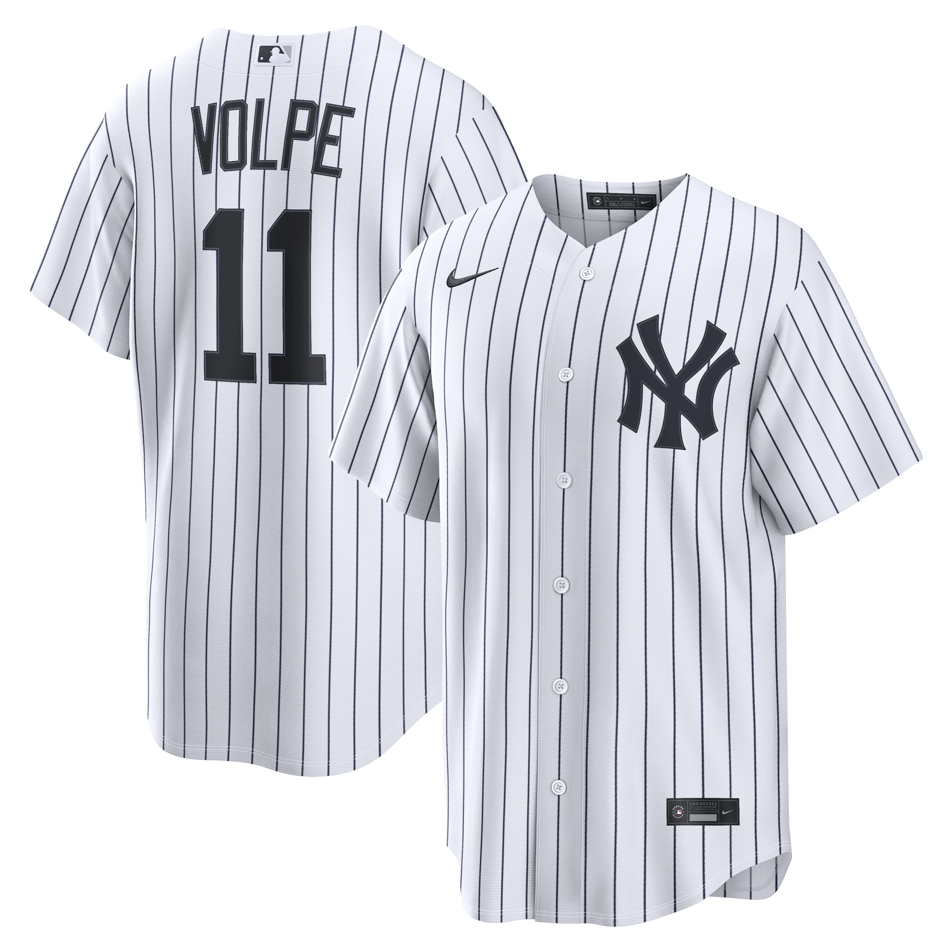 Anthony Volpe New York Yankees Home Replica Jersey - White | Stitched Baseball Jersey TJS1502