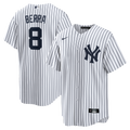 Yogi Berra New York Yankees Home Retired Player Replica Jersey - White | Stitched Baseball Jersey TJS1516
