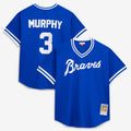 Dale Murphy Atlanta Braves M & N Batting Practice Jersey - Royal | Stitched Baseball Jersey TJS1510