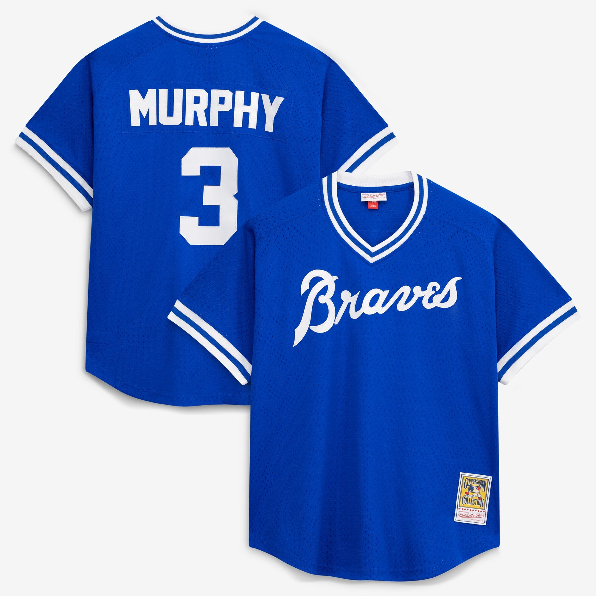 Dale Murphy Atlanta Braves M & N Batting Practice Jersey - Royal | Stitched Baseball Jersey TJS1510