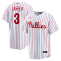 Bryce Harper Philadelphia Phillies Home Replica Jersey - White | Stitched Baseball Jersey TJS1548