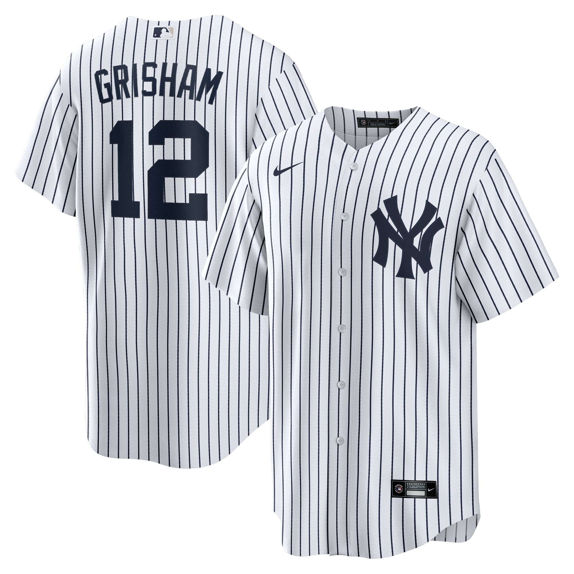 Trent Grisham New York Yankees Home Replica Jersey - White | Stitched Baseball Jersey TJS1431