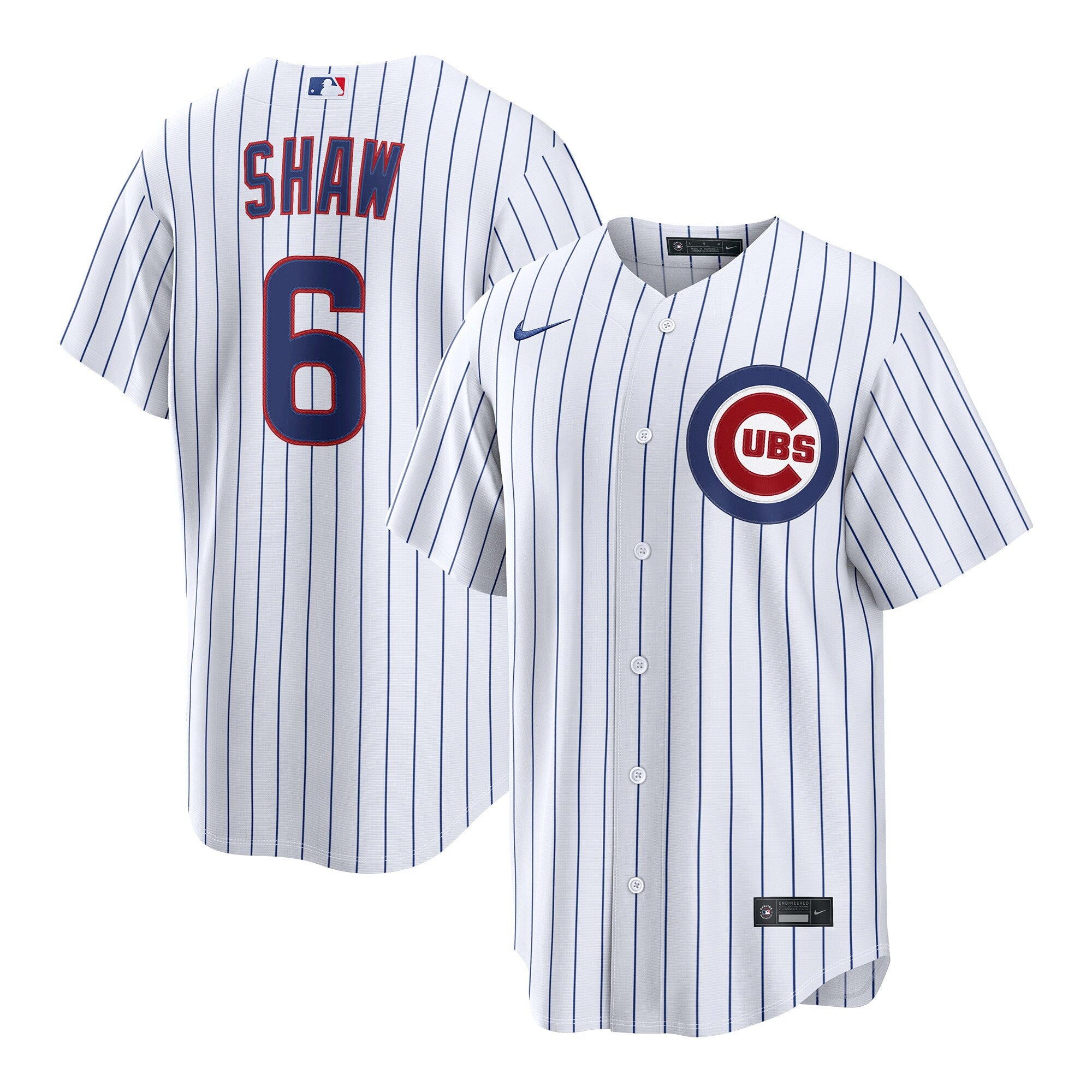 Matt Shaw Chicago Cubs Home Replica Jersey - White | Stitched Baseball Jersey TJS1403