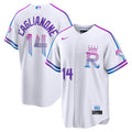 Jac Caglianone Kansas City Royals 2026 City Connect Stadium Jersey - White | Stitched Baseball Jersey TJS1347