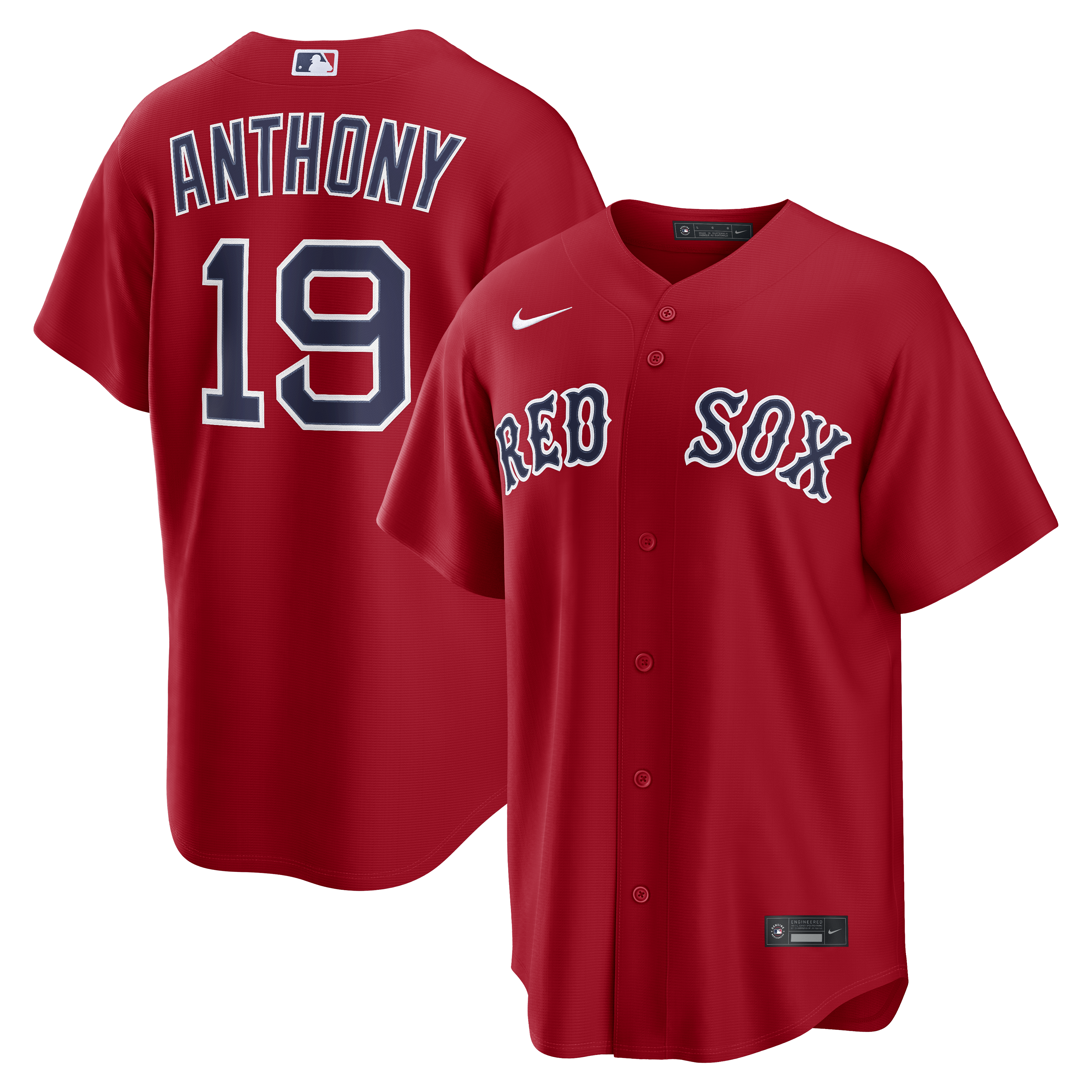 Roman Anthony Boston Red Sox Alternate Replica Jersey - Red | Stitched Baseball Jersey TJS1617