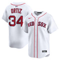 David Ortiz Boston Red Sox Home Limited Jersey - White | Stitched Baseball Jersey TJS1610