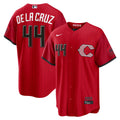 Elly De La Cruz Cincinnati Reds 2026 City Connect Stadium Jersey - Red | Stitched Baseball Jersey TJS1643