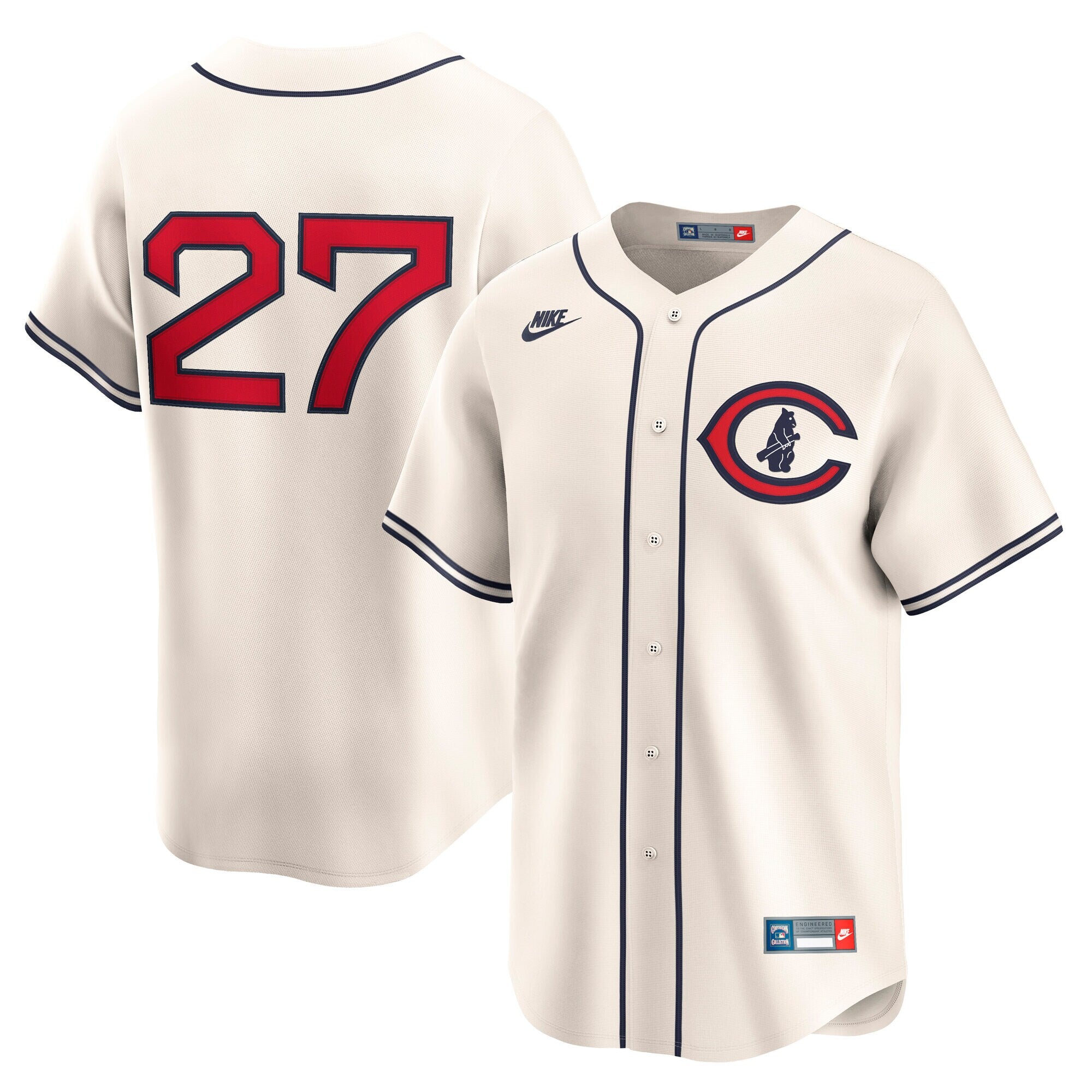Seiya Suzuki Chicago Cubs Throwback Cooperstown Collection Limited Jersey - Cream | Stitched Baseball Jersey TJS1725