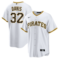 Henry Davis Pittsburgh Pirates Home Replica Jersey - White | Stitched Baseball Jersey TJS1728