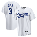 Edwin D�az Los Angeles Dodgers Home Replica Jersey - White | Stitched Baseball Jersey TJS1608